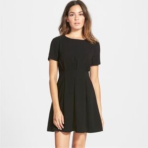 Lucca Couture Black Short Sleeve Mini Dress